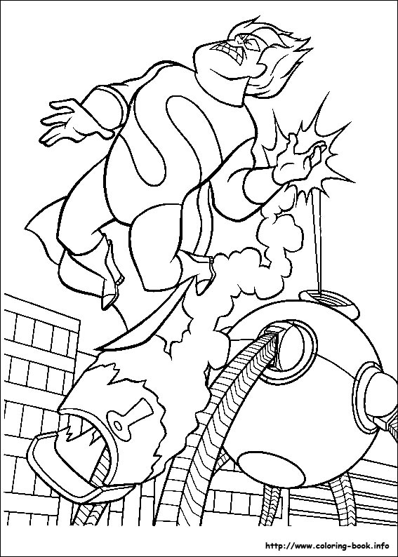 The Incredibles coloring picture